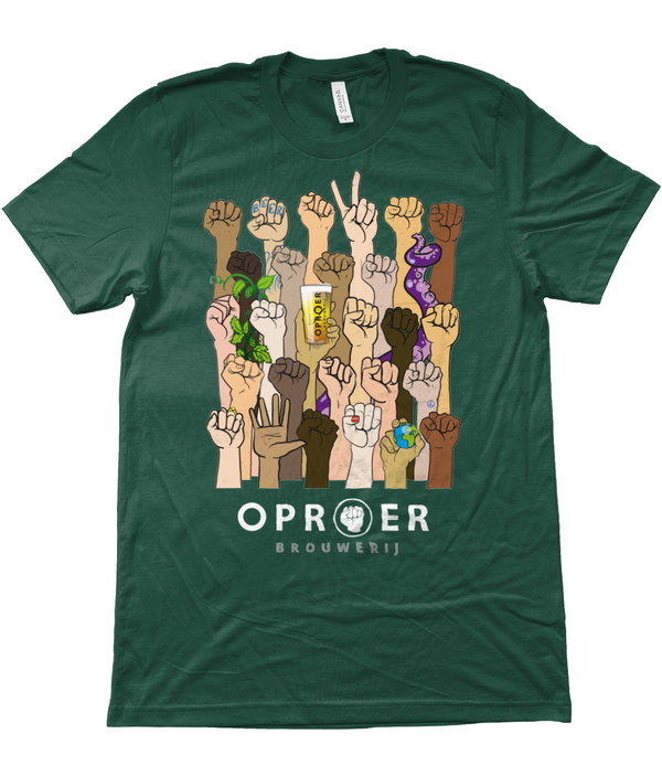 Oproer t-shirt: power to the beer