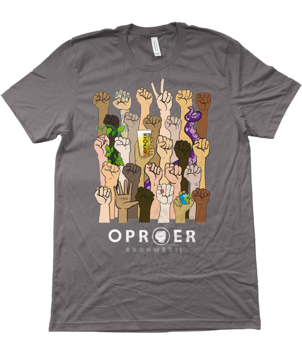 Oproer t-shirt: power to the beer