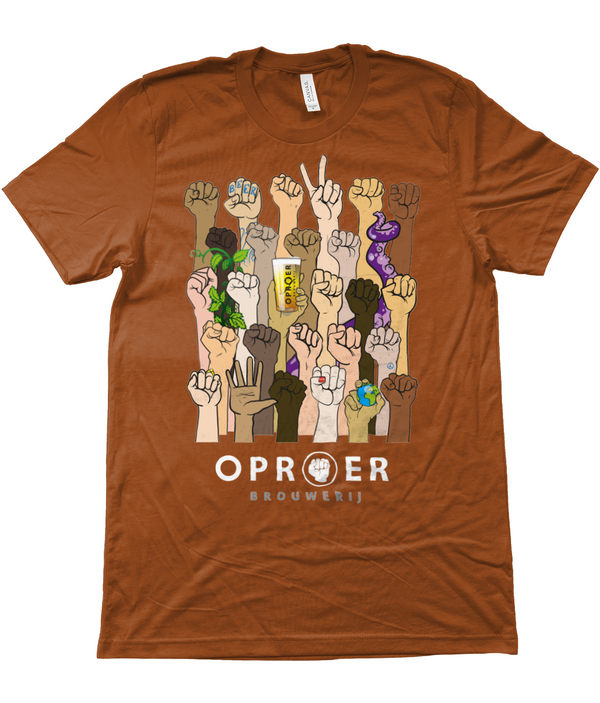 Oproer t-shirt: power to the beer